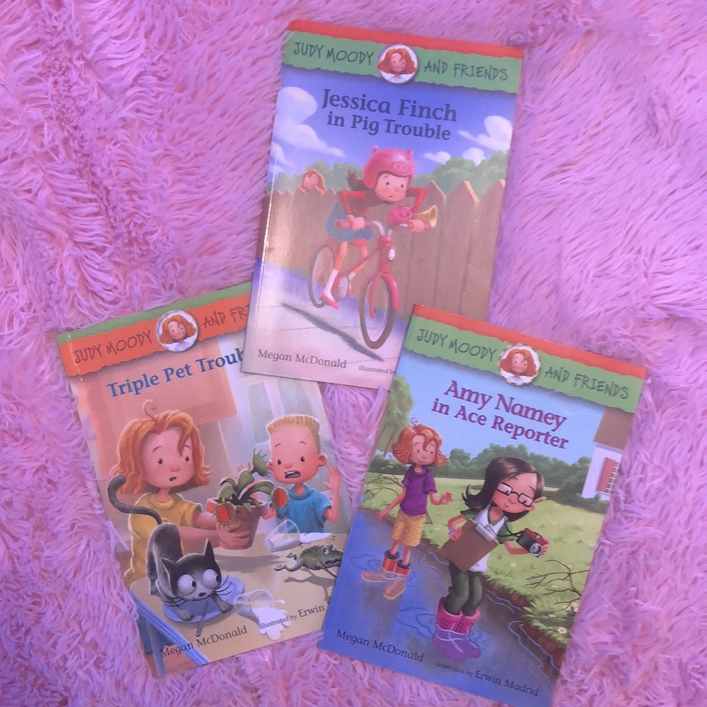 3 Judy Moody and Friends books! 📚